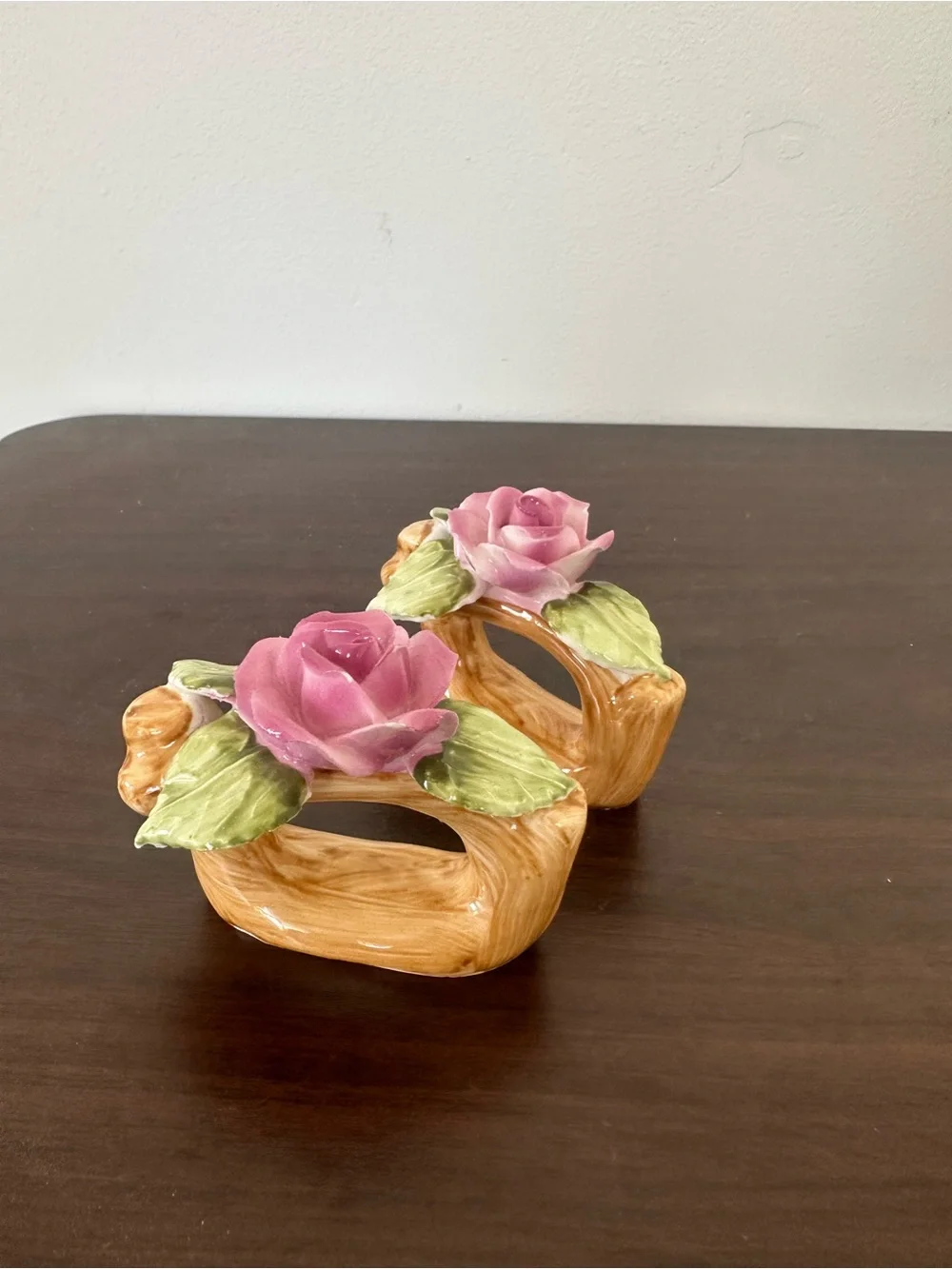 Pia fine bone china napkin rings - set of 2